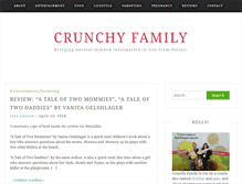 Tablet Screenshot of crunchyfamily.com